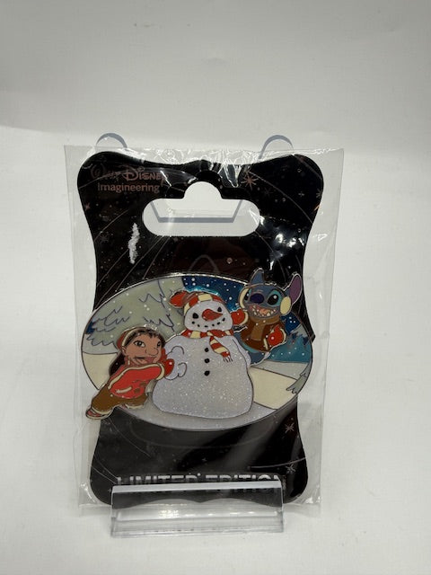 Lilo & Stitch Snowman WDI LE 250 Disney Pin
