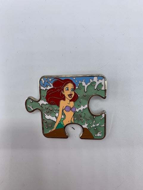 Ariel Chaser Puzzle Piece Little Mermaid LE 600 Disney Pin