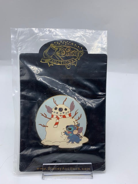 Stitch Auctions Snowman LE 100 Disney Pin