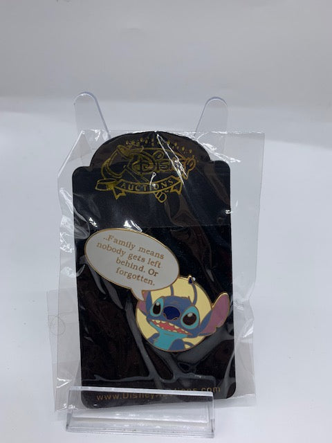 Stitch Quote Auctions LE 100 Disney Pin