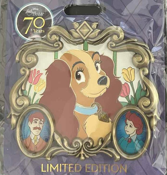 Lady Anniversary WDI LE 400 Disney Pin 70th