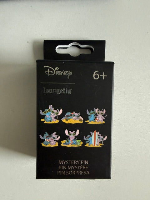 Stitch Beach Loungefly Pin Box Sealed