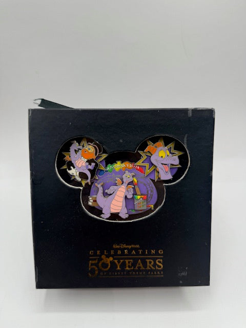 Figment Dreamfinder WDW LE 750 Jumbo Boxed Pin BOX DAMAGE