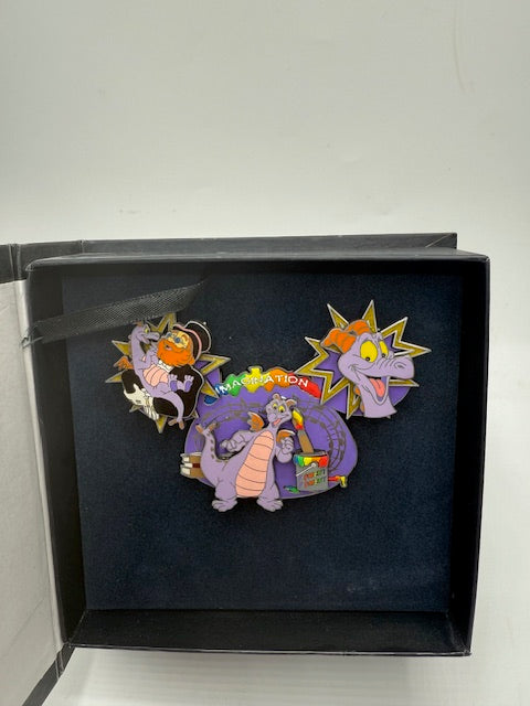 Figment Dreamfinder WDW LE 750 Jumbo Boxed Pin BOX DAMAGE