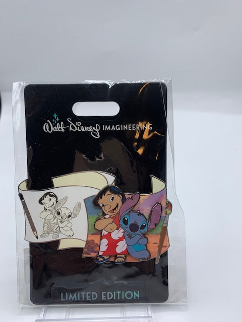 Lilo & Stitch off the Page WDI LE 300 Disney Pin