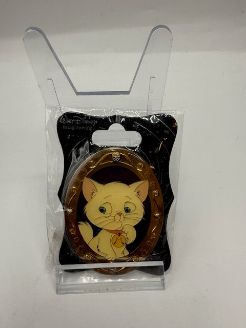 Marcel Cat Gold Frame WDI LE 300 Disney Pin