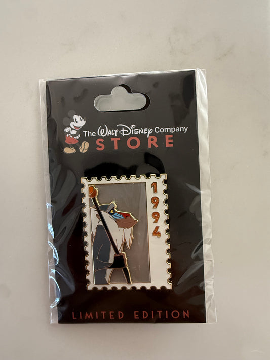 Rafaki Animal Stamp DEC LE 250 Disney Pin