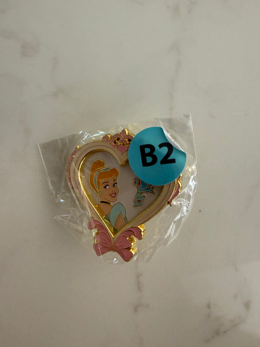 Cinderella Heart Hong Kong Prize Magic LE 400 Disney Pin