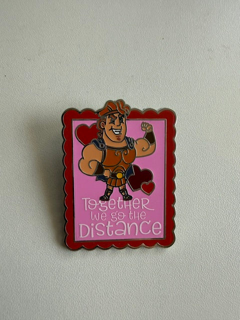 Hercules Valentines Day LR Disney Pin