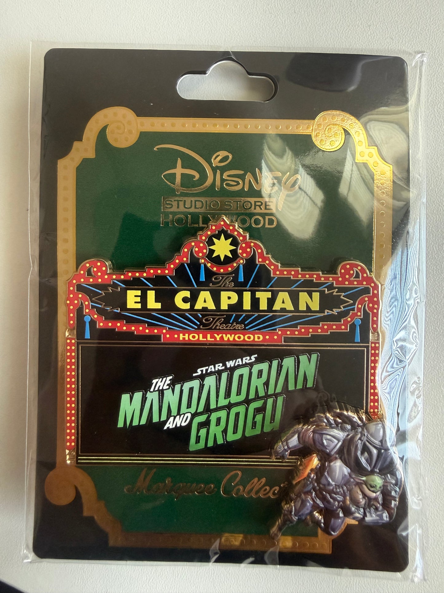 Mandalorian and Grogu Marquee DSSH LE 400 Disney Pin