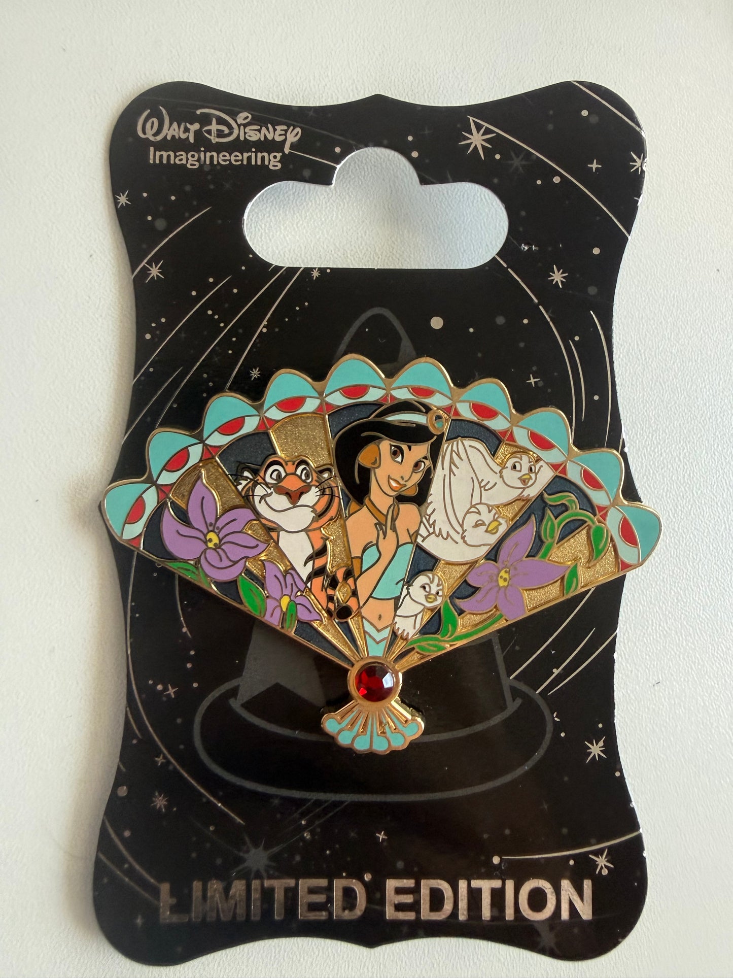 Jasmine Princess Fan WDI LE 250 Disney Pin