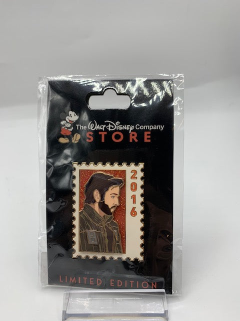 Cassian Andor Stamp DEC LE 250 Disney Pin