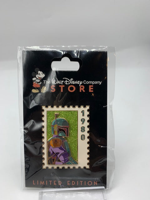 Bobba Fett Stamp DEC LE 250 Disney Pin
