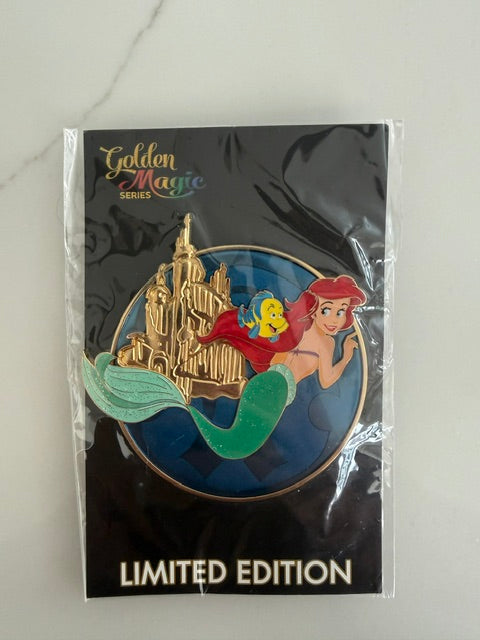 Little Mermaid Castles Golden Magic LE 300 Disney Pin