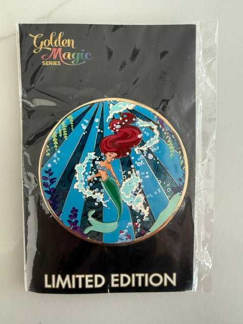 Ariel Golden Magic LE 300 Disney Pin