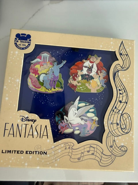 Fantasia Anniversary Jumbo Pin Set 1000 Disney Pins