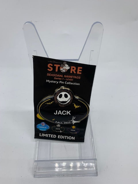 Jack  DEC Name Tag LE 400 Disney Pin