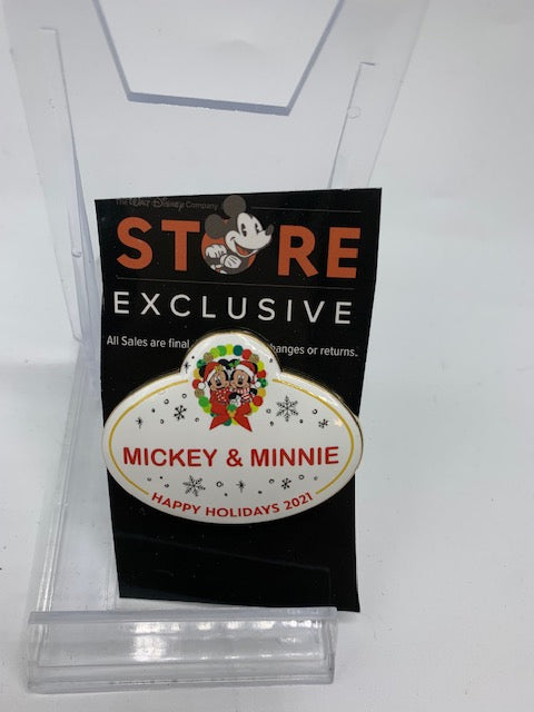 Mickey Mouse DEC Name Tag LE 200 Disney Pin