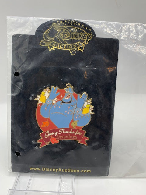 Genie Giving Thanks Auctions LE 100 Disney Pin