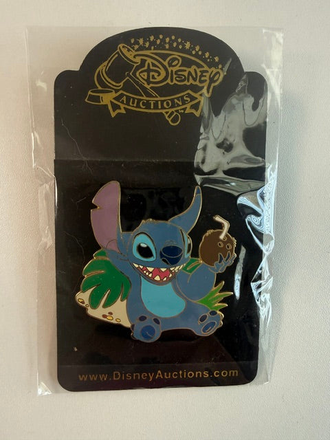 Stitch Coconut Auctions LE 1000 Disney Pin