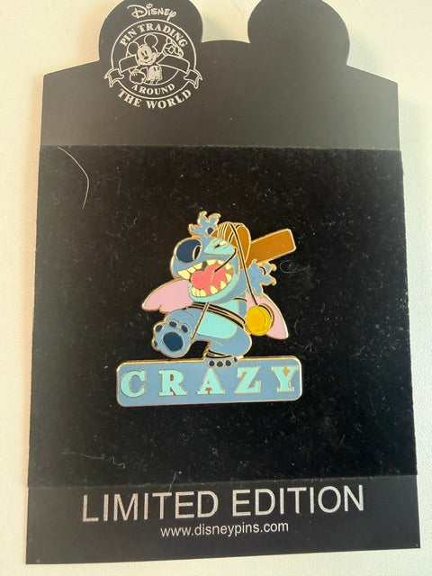 Stitch Expression Series Crazy LE 250 Disney Pins