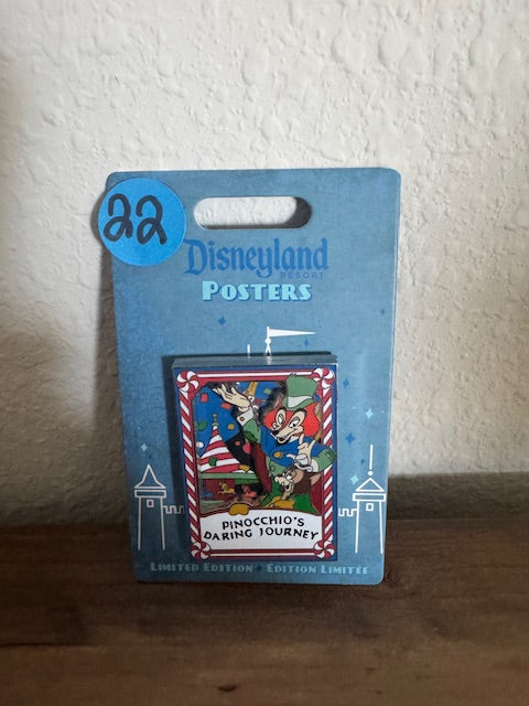 Pinocchio Disneyland Poster DLR LE 200 Disney Pin