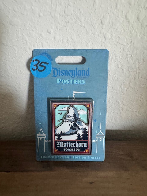 Matterhorn Disneyland Poster DLR LE 200 Disney Pin