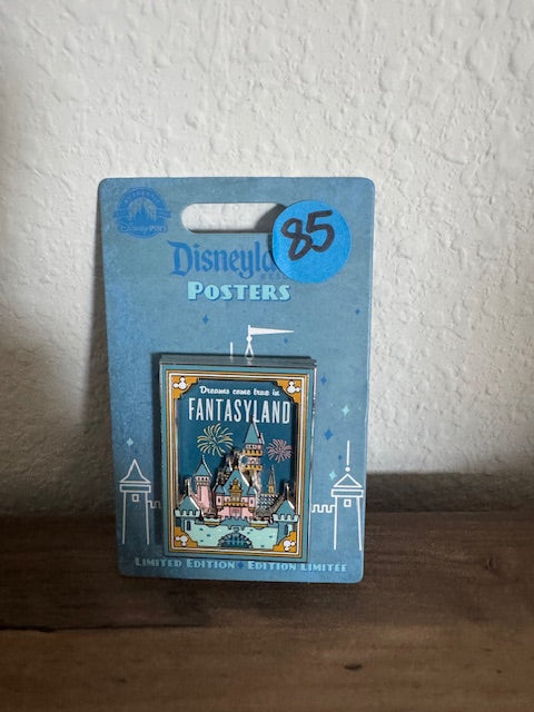 Fantasyland Disneyland Poster DLR LE 200 Disney Pin