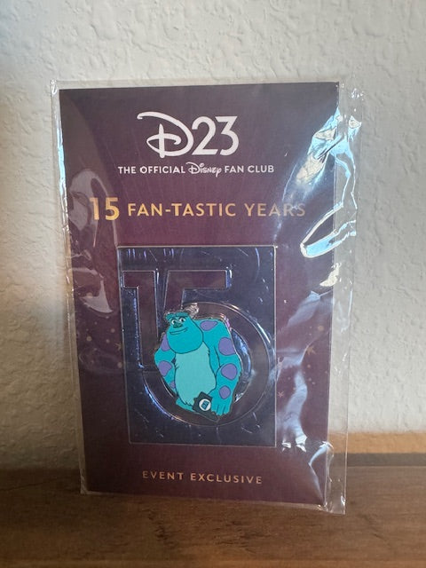 Scully D23 15th Anniversary LE 300 Disney Pin