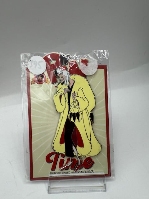 Cruella Paris Pin Trading Time LE 400 Disney Pin