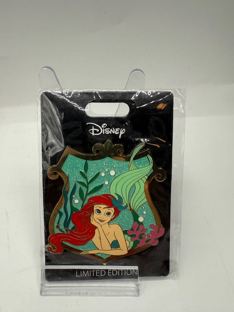 Ariel Pink a la mode Crest LE 300 Disney Pin