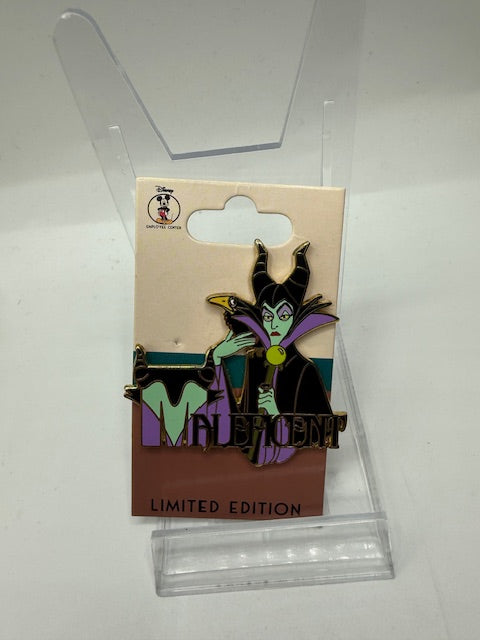 Maleficent DEC Name Tag LE 250 Disney Pin