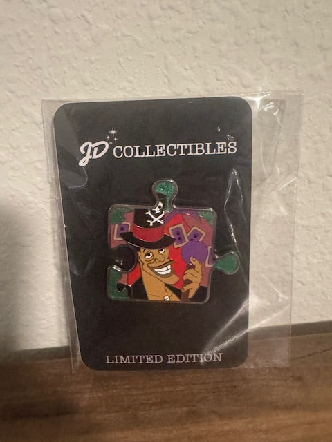 Dr Facilier UK Puzzle Piece 95 Disney Pin