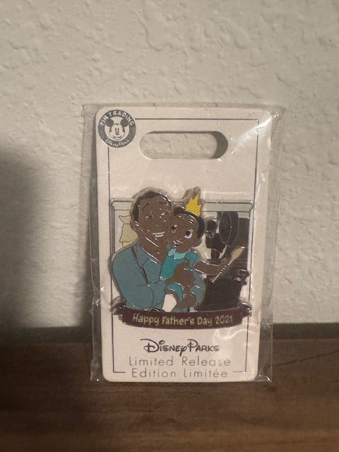 Tiana James Happy Fathers Day Pin LE Disney Pin