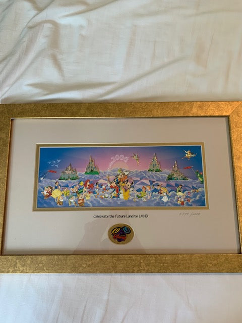 Celebrate the Future of the Land Disney Pin Frame Set LE 200 Disney Pins