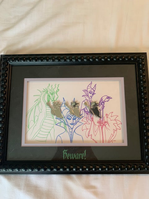 Maleficent Beware Progression Frame LE 50 Frame Set