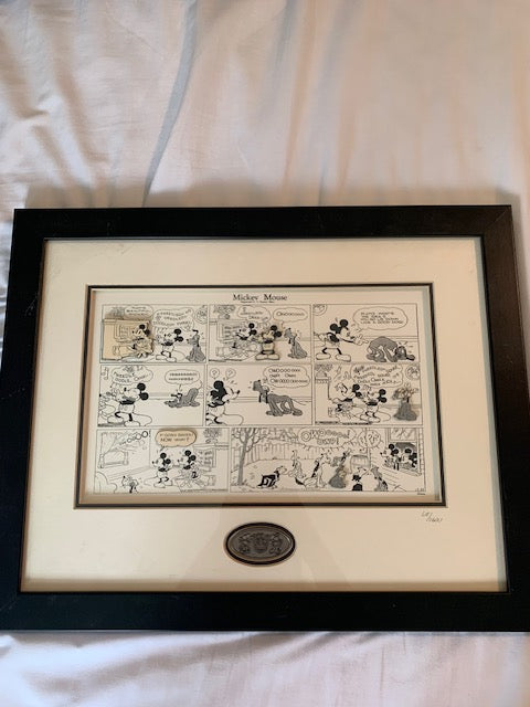 Mickey Mouse Comics Frame Set 3600 Disney Pins 1932