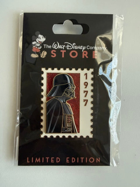 Darth Vader Stamp DEC LE 250 Disney Pin