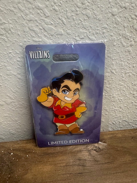 Gaston Chibi WDI LE 400 Villian Pin