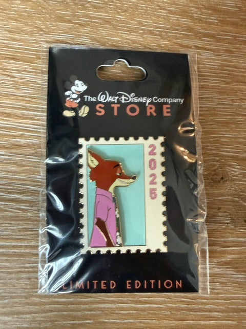 Nick Wilde Animal Stamp DEC LE 250 Disney Pin