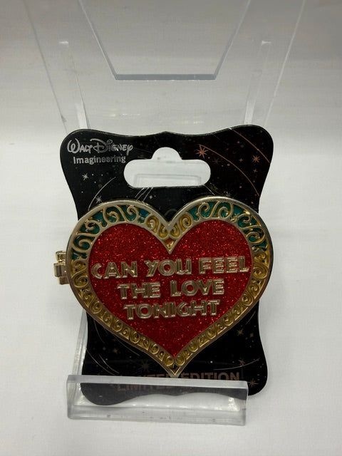 Lion King Valentine Heart WDI LE 250 Disney Pin