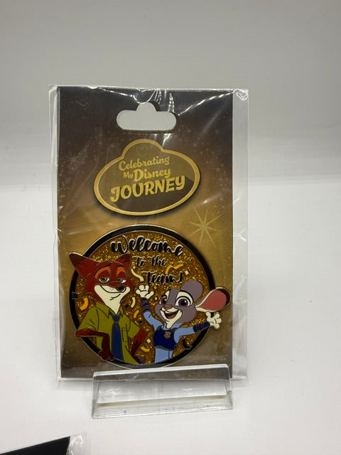 Zootopia TWDC Welcome to the Team  OE Disney Pin Ships 7/16/26