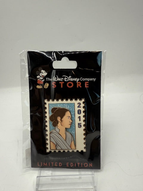 Starwars DEC Stamp Rey LE 250 Disney Pin