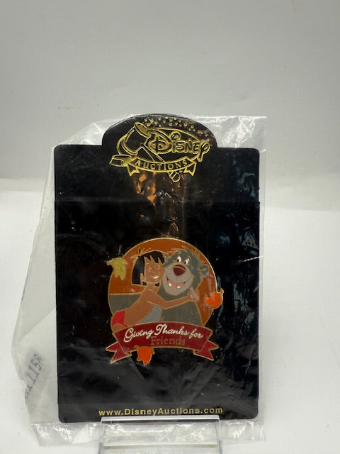 Jungle Book Giving Thanks for Friends LE 100 Disney Pin