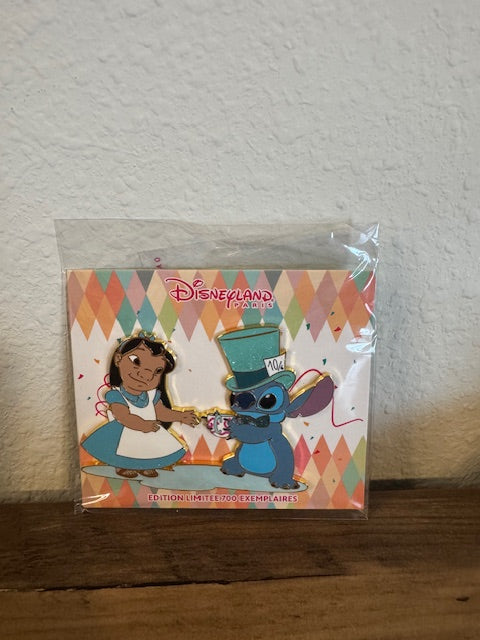 Lilo And Stitch Alice Paris LE 700 Disney Pin