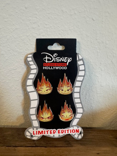 Ember 4 Pack Emotions DSSH LE 400 Disney Pin