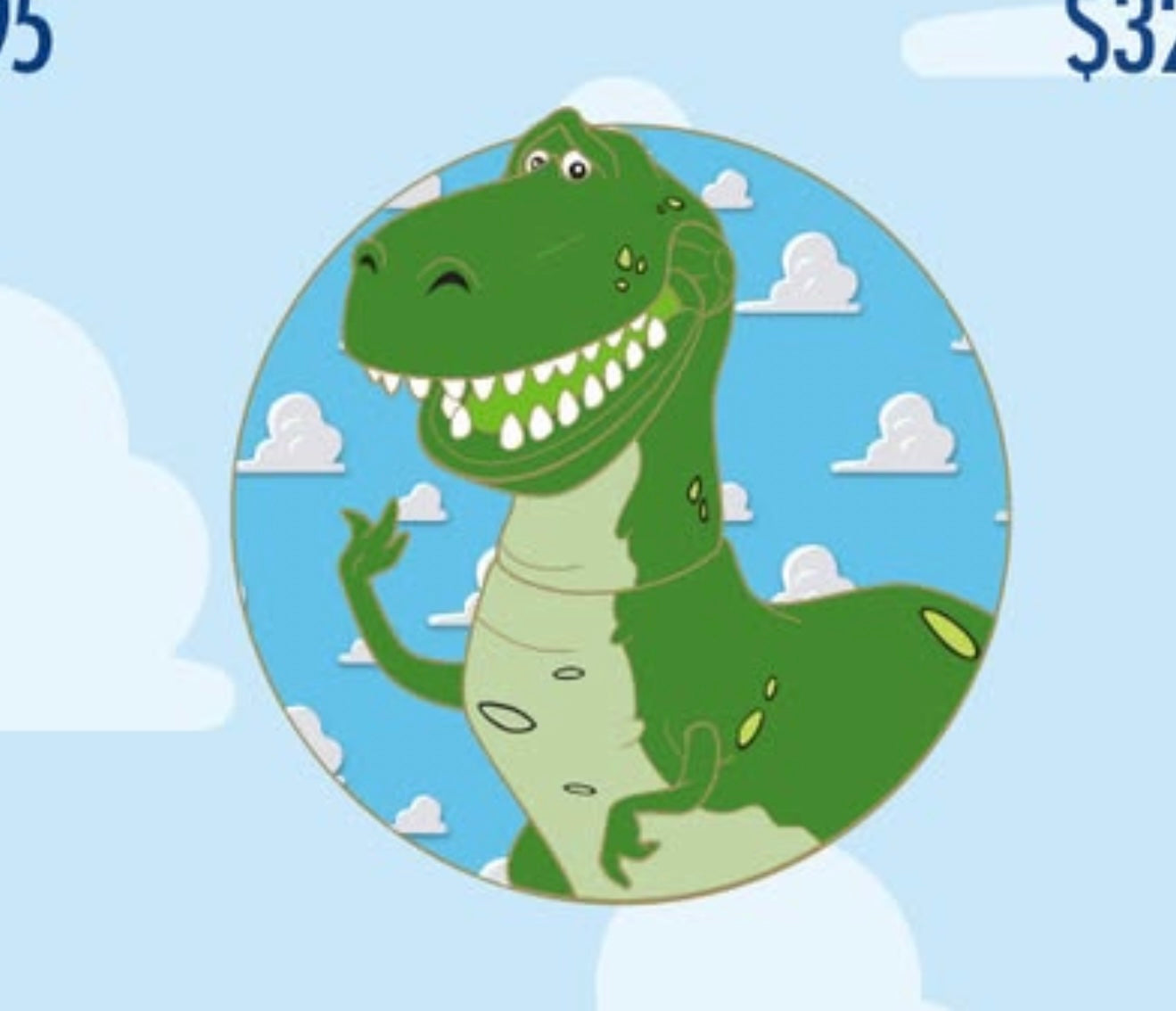 Rex Toy Story 30th Anniversary LE 400 Pins