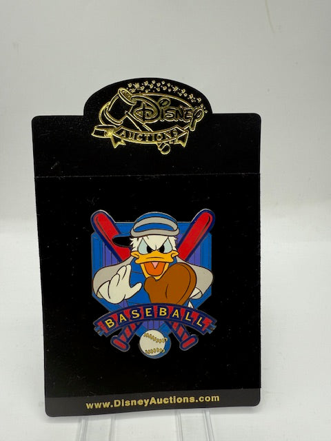 Donald Duck Baseball Auctions LE 100 Disney Pin