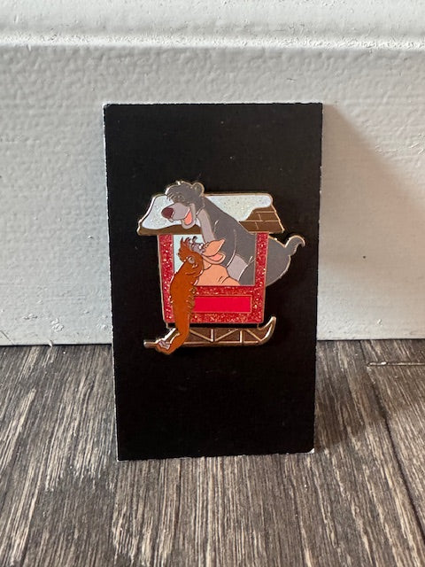 Jungle Book Christmas Shopping LE 450 Disney Pin
