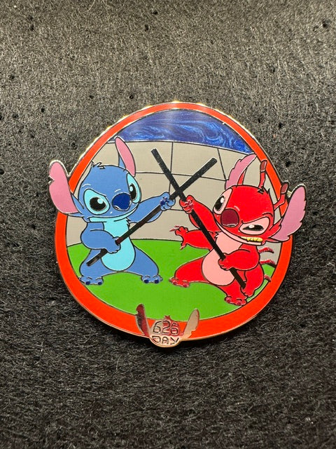 2026 Disney 626 Day Stitch and LeRoy mystery pin LR J